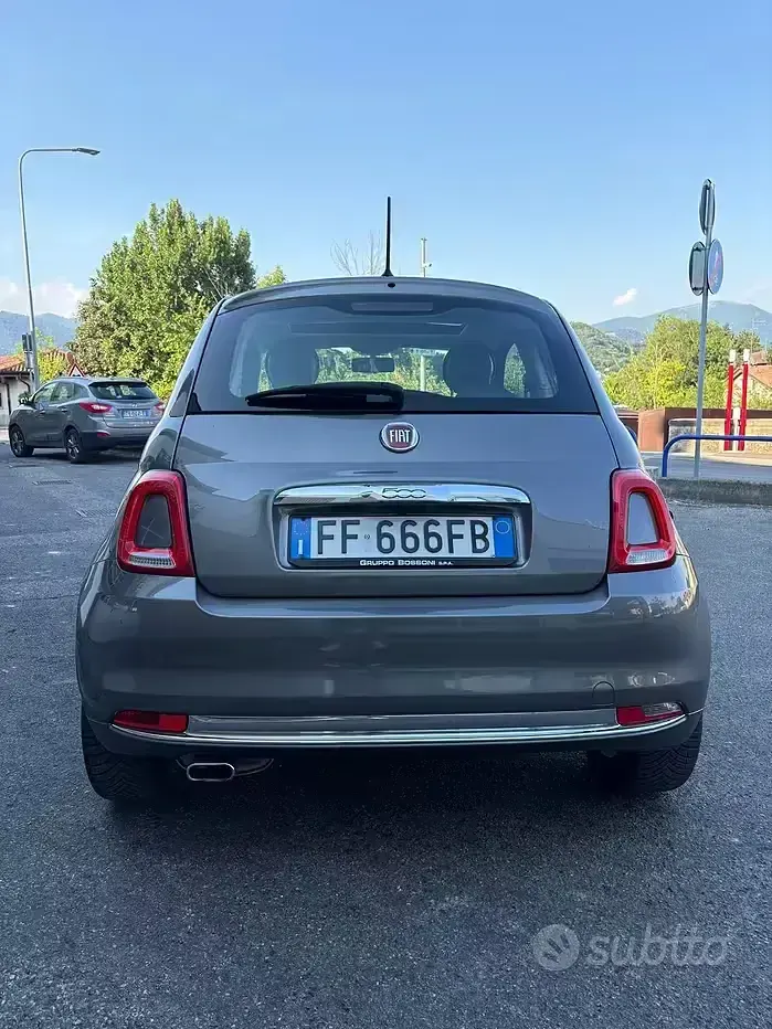 Usata Fiat 500 Lounge 69 CV (50 kW) 2016 Grigio Berlina