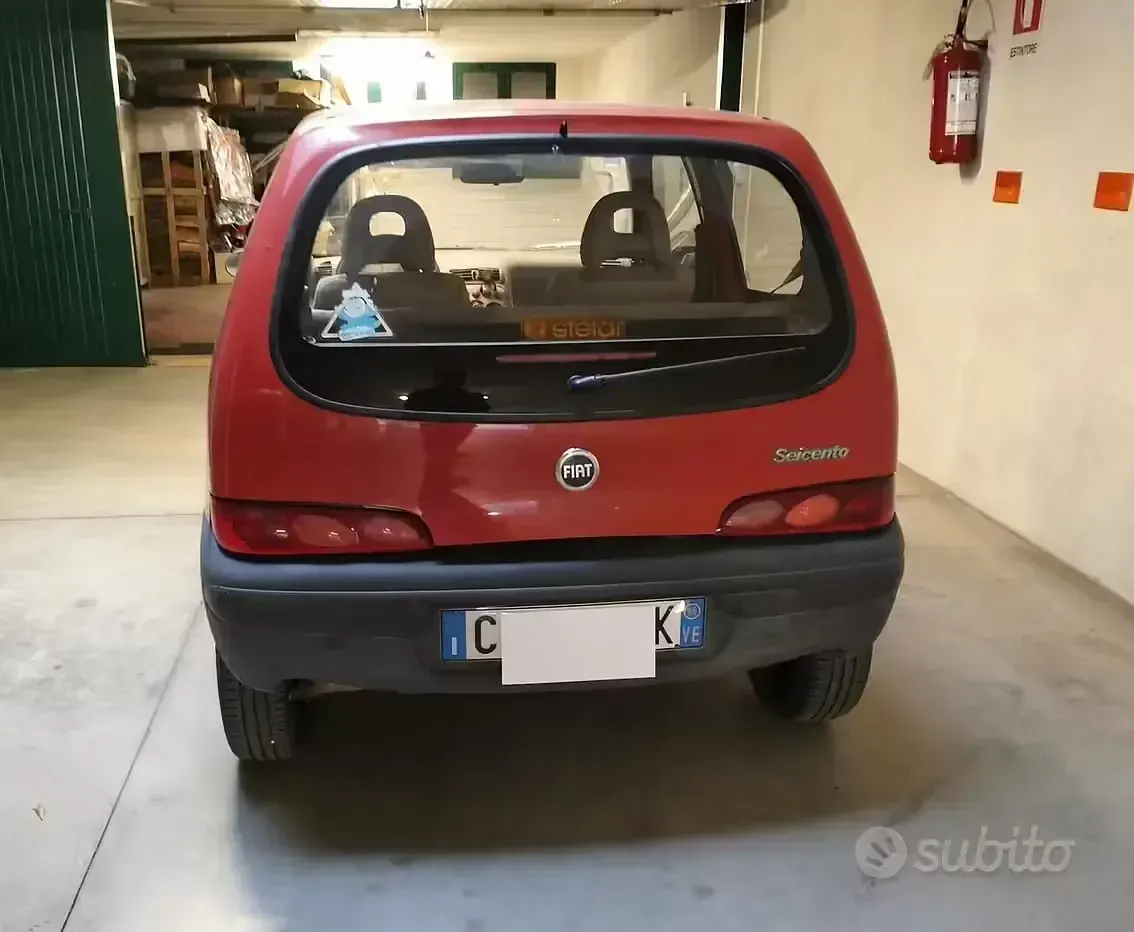 Usata Fiat 600 2004 Rosso Utilitaria