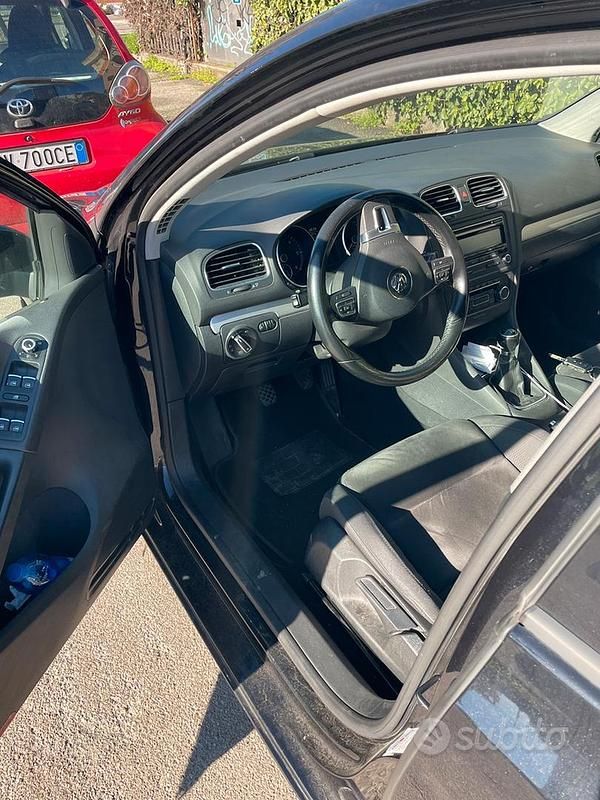 Usata VW Golf VI 2010 Nero Utilitaria