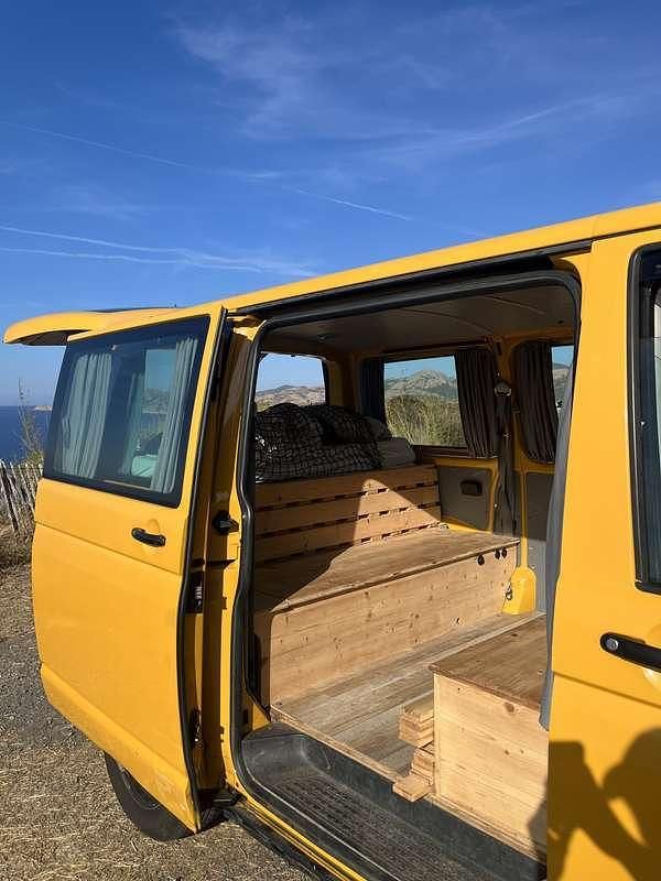 Usata VW T4 86 CV (63 kW) 2003 Giallo Furgone