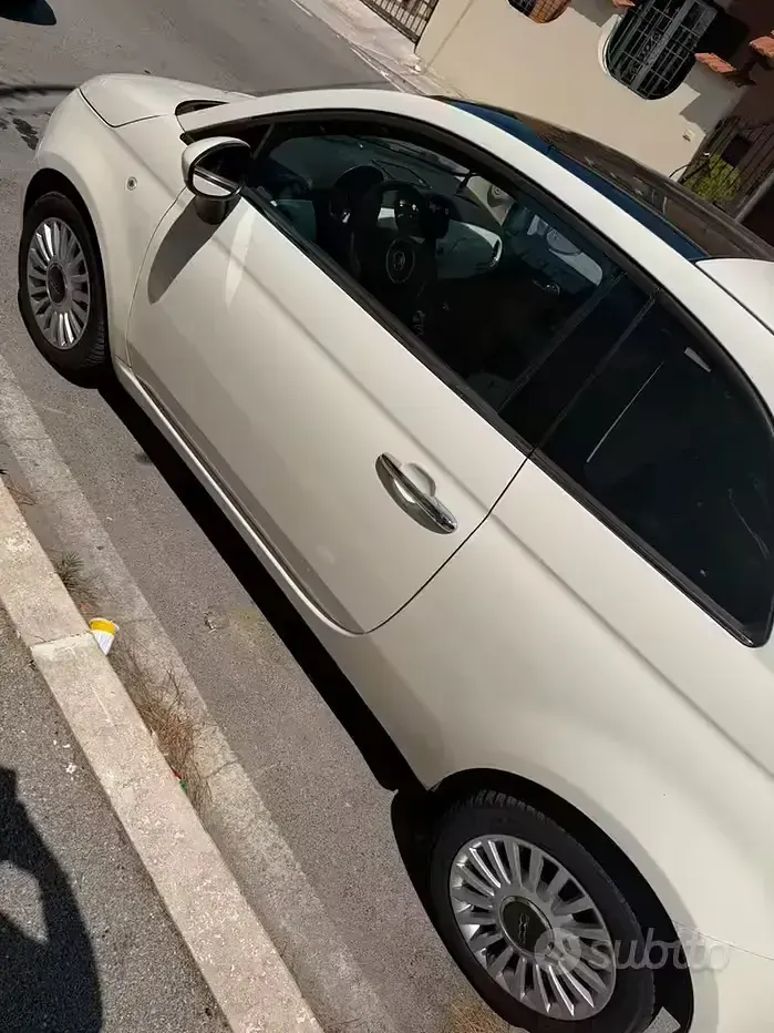 Usata Fiat 500 Lounge 69 CV (50 kW) 2012 Bianco Berlina