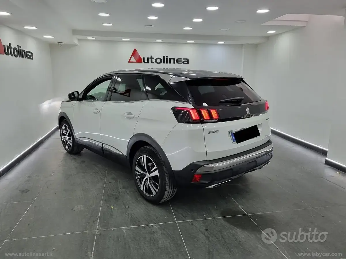 Usata Peugeot 3008 GT-line 131 CV (96 kW) 2018 Bianco SUV
