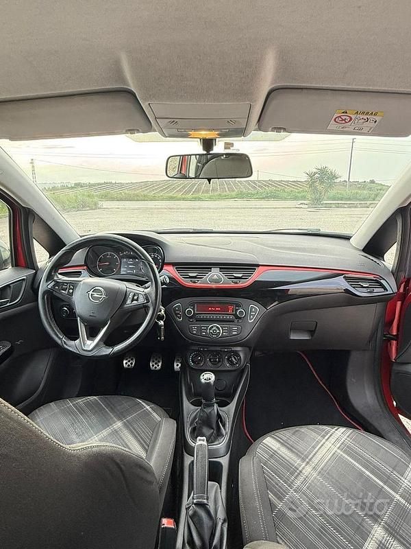 Usata Opel Corsa 2014 Rosso Utilitaria