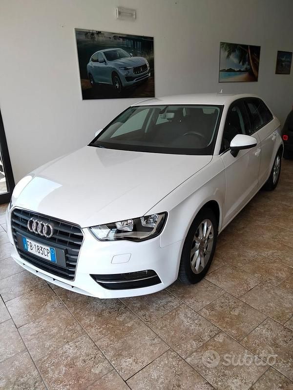 Usata Audi A3 2015 Bianco Berlina