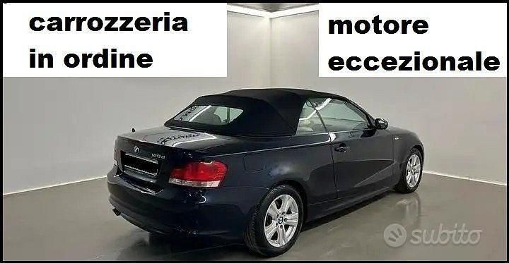 Usata BMW 120 Cabriolet 177 CV (130 kW) 2009 Blu Cabrio