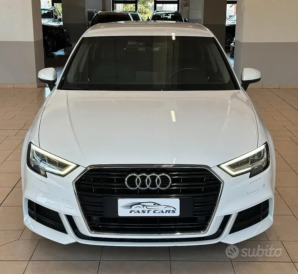 Usata Audi A3 Admired 116 CV (85 kW) 2019 Bianco Berlina