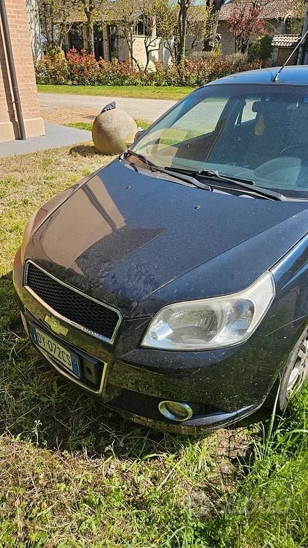 Usata Chevrolet Aveo 2009 Nero Utilitaria