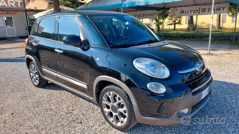 Usata Fiat 500L Lounge 85 CV (62 kW) 2015 Nero Monovolume