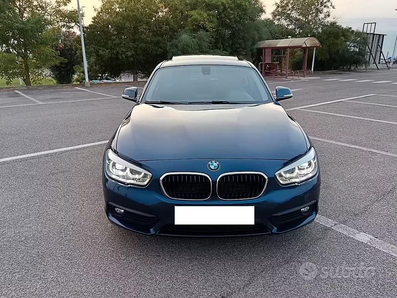 Usata BMW 116 Advantage 116 CV (85 kW) 2018 Blu Utilitaria
