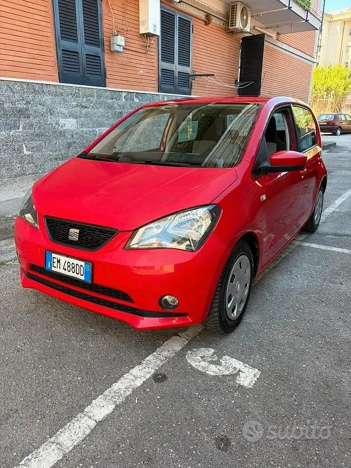 Usata Seat Mii Style 60 CV (44 kW) 2012 Rosso Utilitaria