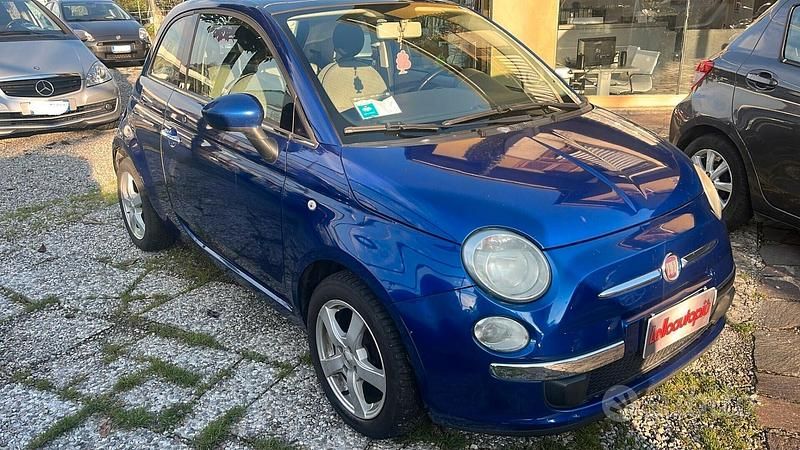 Usata Fiat 500 Lounge 69 CV (50 kW) 2010 Blu Berlina