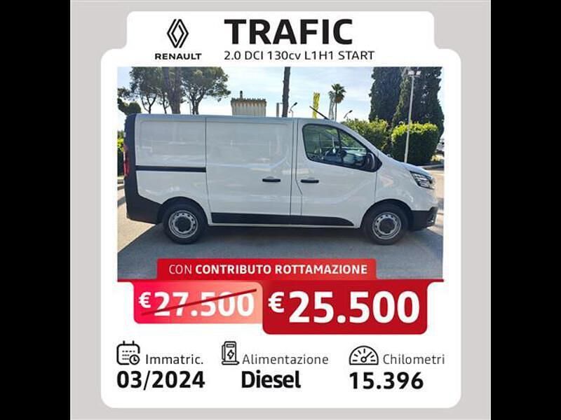 Usata Renault Trafic 130 CV (95 kW) 2024 Bianco Monovolume