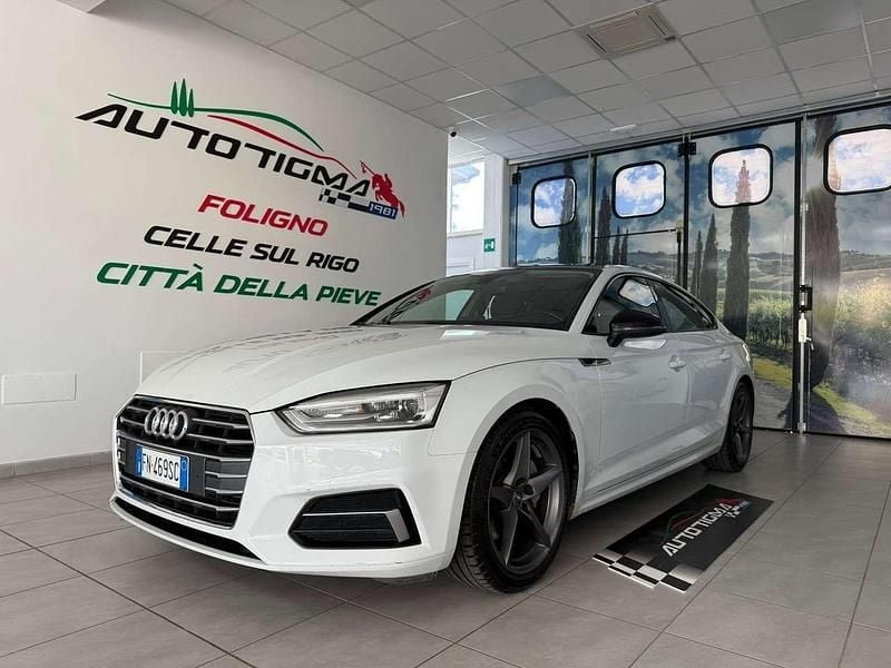 Bianco Usata 2017 Audi A5 Sportback Sport Due volumi | 17.500 € (Ottimo prezzo) - Immagine 1/4
