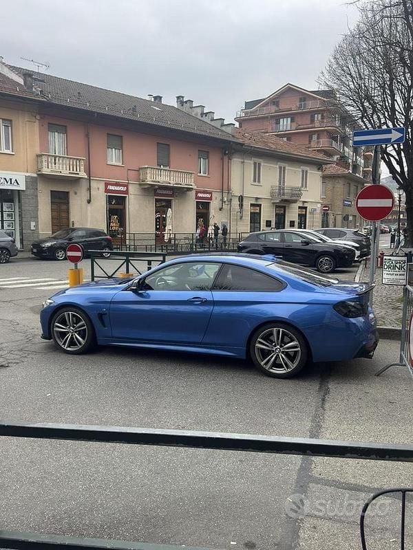 Usata BMW 420 M Sport 250 CV (183 kW) 2015 Blu Coupé