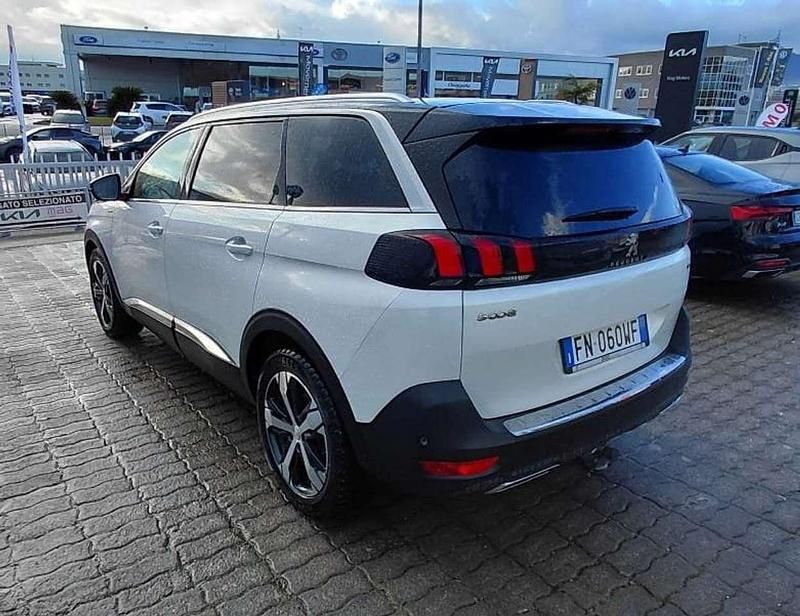 Usata Peugeot 5008 GT-line 131 CV (96 kW) 2018 Bianco SUV