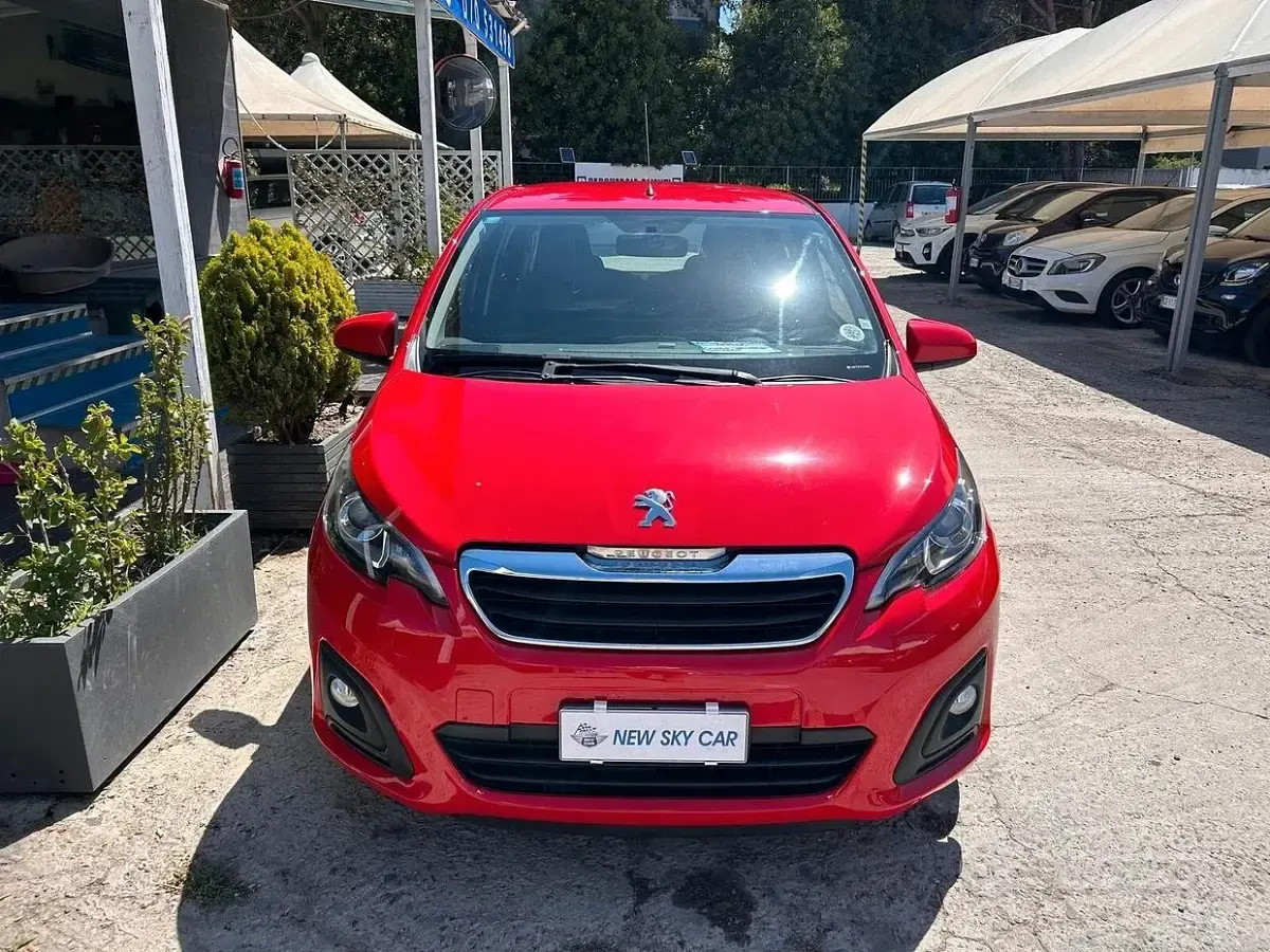Usata Peugeot 108 Active 69 CV (50 kW) 2018 Rosso Berlina