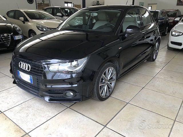 Usata Audi A1 S-Line 86 CV (63 kW) 2013 Nero Utilitaria