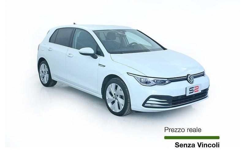 Usata VW Golf VII Style 150 CV (110 kW) 2020 Bianco Berlina