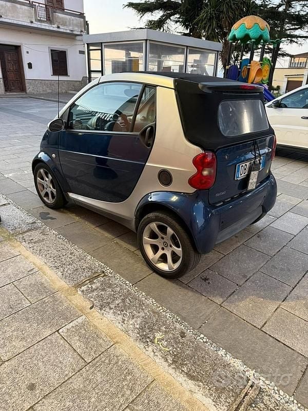 Usata Smart ForTwo Cabrio 61 CV (44 kW) 2005 Blu Cabrio