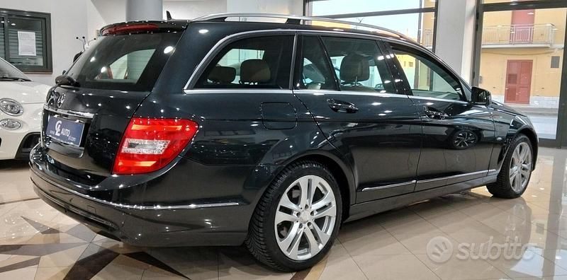 Usata Mercedes C200 Avantgarde 136 CV (100 kW) 2012 Grigio Station wagon