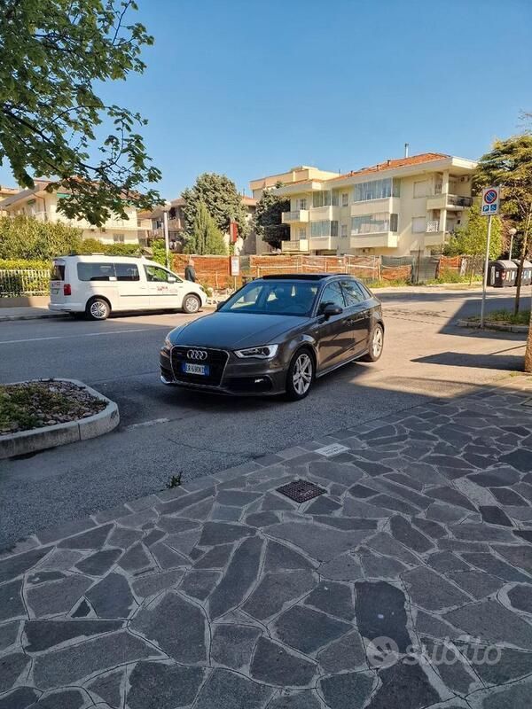 Usata Audi A3 S-Line 2013 Marrone Berlina