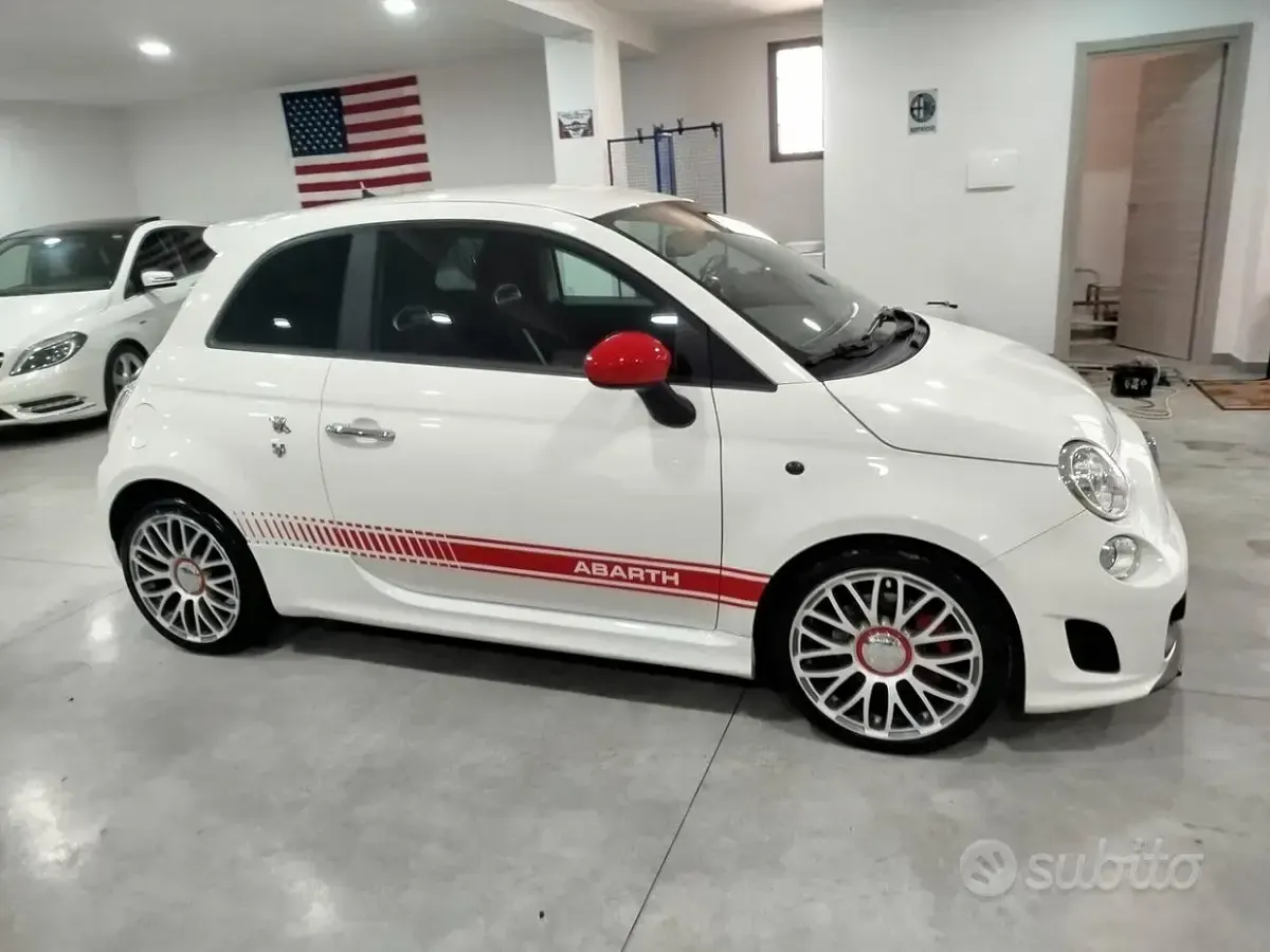 Usata Abarth 500 Custom 135 CV (99 kW) 2013 Bianco Berlina