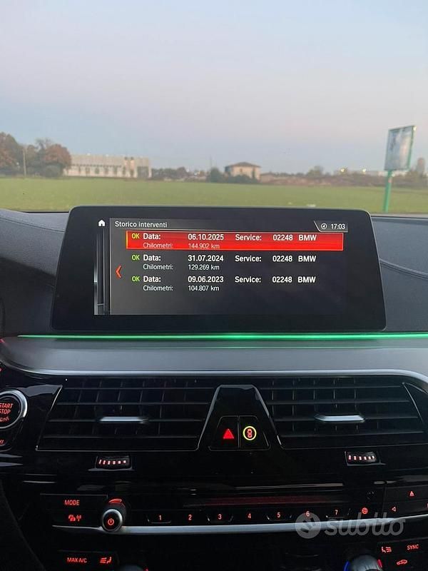 Usata BMW 520 Comfort Edition 190 CV (139 kW) 2018 Nero Berlina