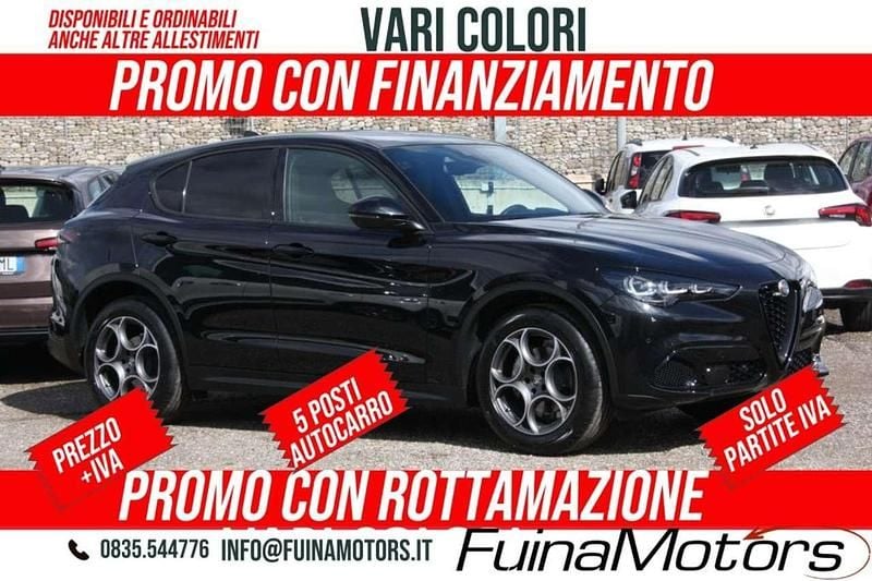 Grigio scuro Nuova 2025 Alfa Romeo Stelvio Sprint SUV | 38.700 € (Super prezzo) - Immagine 1/4