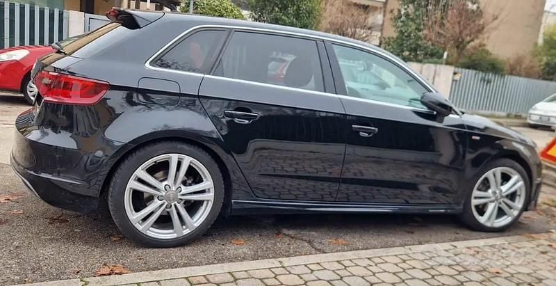 Usata Audi A3 S-Line 125 CV (91 kW) 2015 Nero Berlina