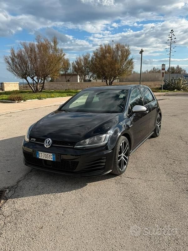 Usata VW Golf VII GTD 184 CV (135 kW) 2014 Nero Berlina