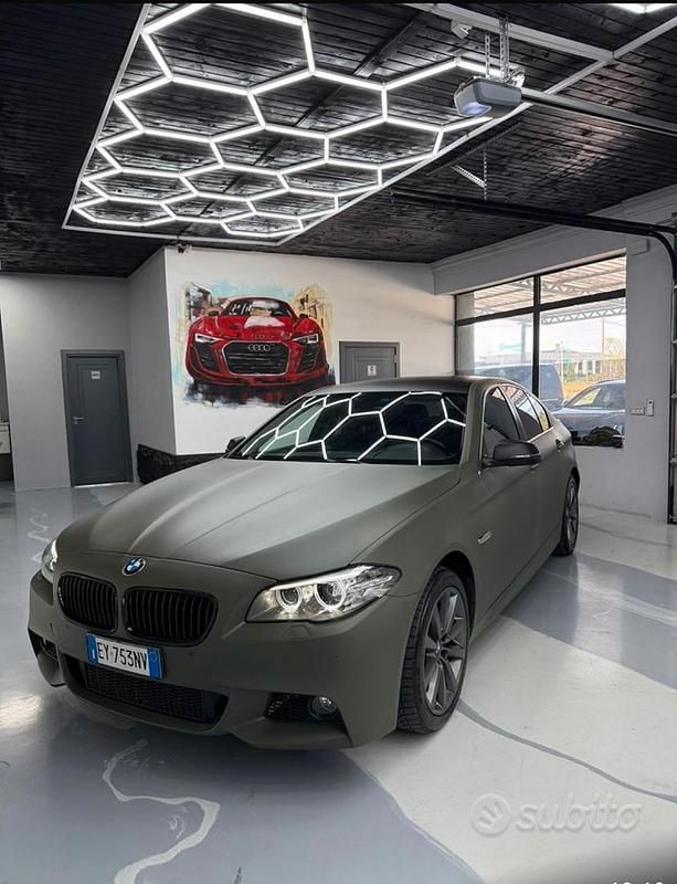 Usata BMW 520 Efficient Dynamics 190 CV (139 kW) 2015 Verde Berlina