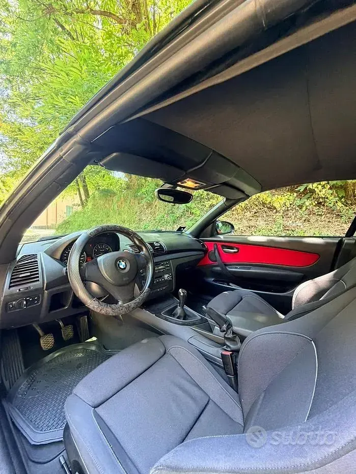 Usata BMW 118 Cabriolet Efficient Dynamics 143 CV (105 kW) 2009 Rosso Cabrio
