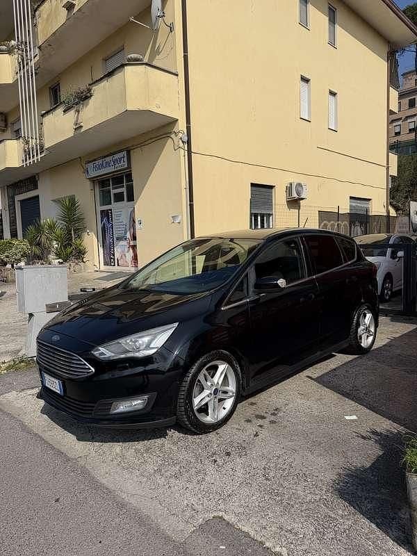 Begagnad Ford C-MAX Titanium 125 HK (91 kW) 2018 Svart Minibuss
