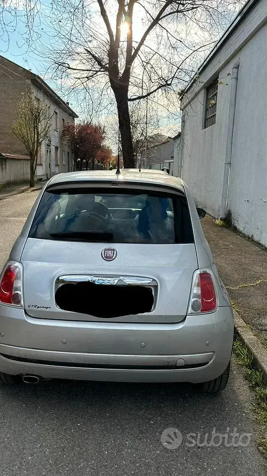 Usata Fiat 500 100 CV (73 kW) 2009 Grigio Cabrio