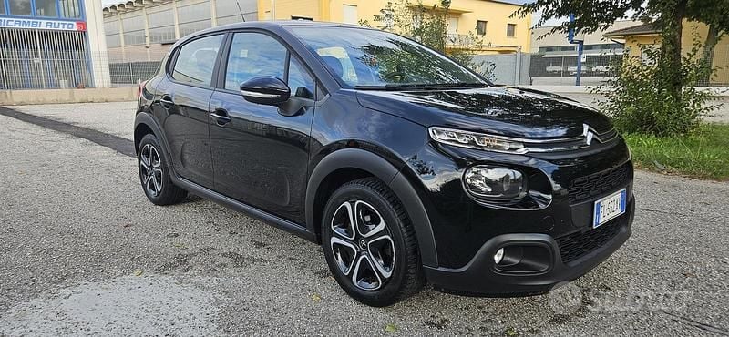 Usata Citroën C3 PureTech 82 CV (60 kW) 2017 Nero Berlina