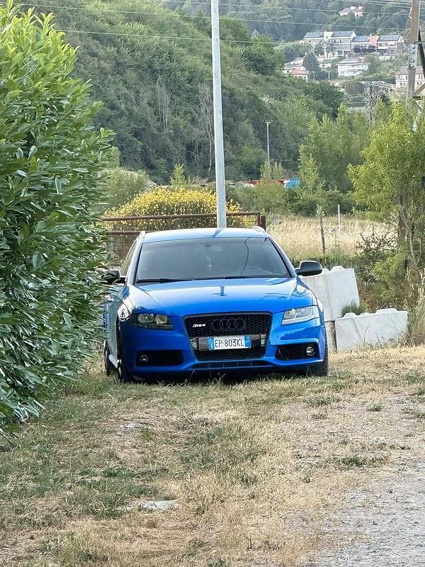 Usata Audi A4 S-Line 136 CV (100 kW) 2013 Blu Station wagon