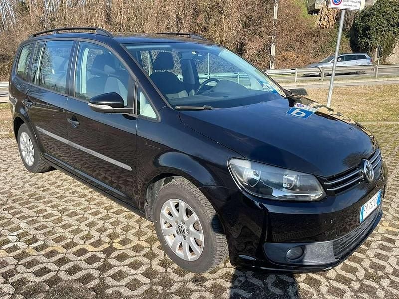 Usata VW Touran Comfortline 105 CV (77 kW) 2012 Blu/azzurro Monovolume
