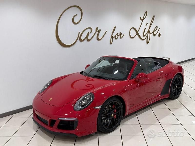 Usata Porsche 911 Carrera Cabriolet 450 CV (330 kW) 2017 Rosso Cabrio
