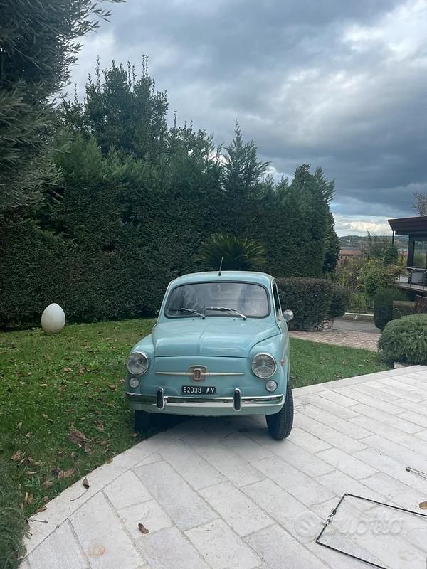 Usata Fiat Seicento 1970 Verde Utilitaria