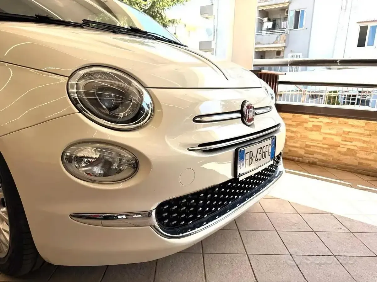 Usata Fiat 500 Lounge 69 CV (50 kW) 2016 Bianco Berlina