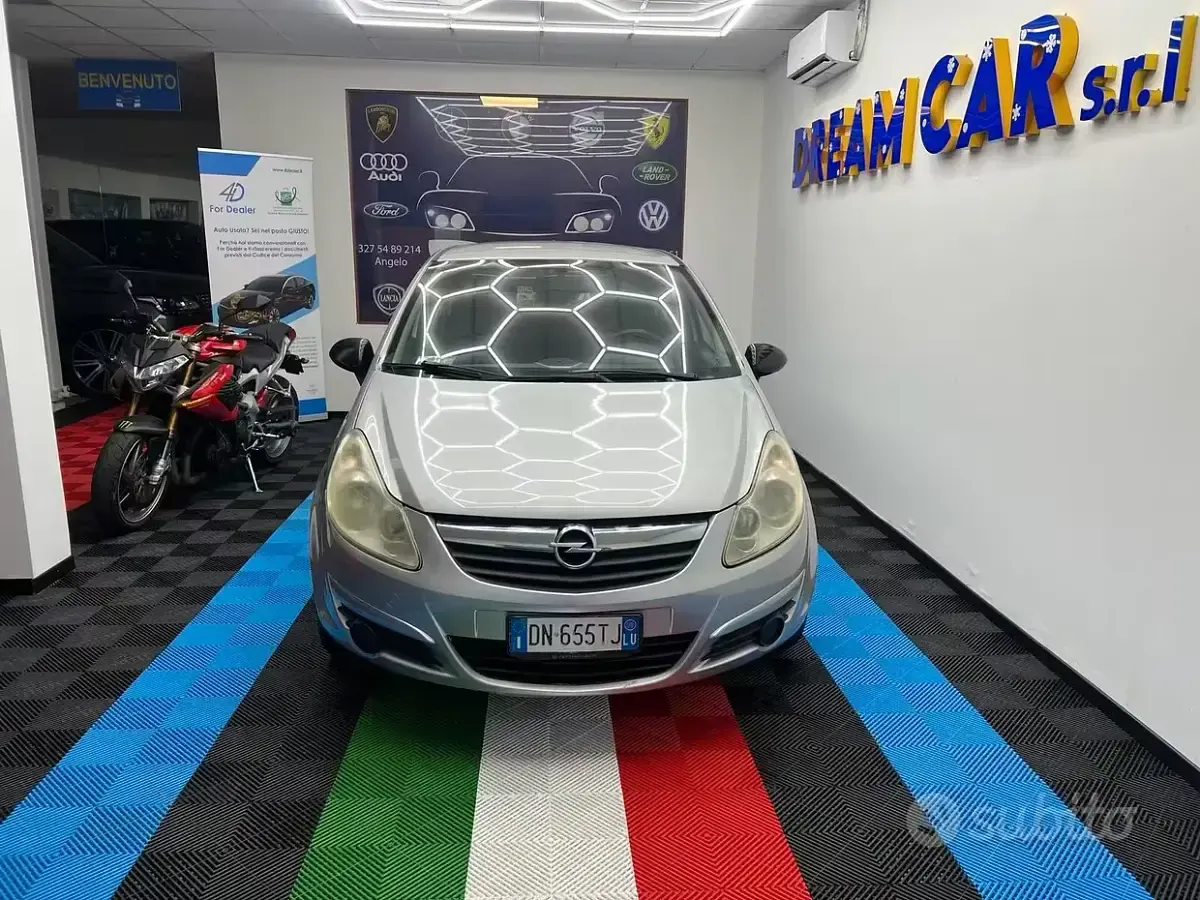 Usata Opel Corsa Club 75 CV (55 kW) 2008 Grigio Utilitaria