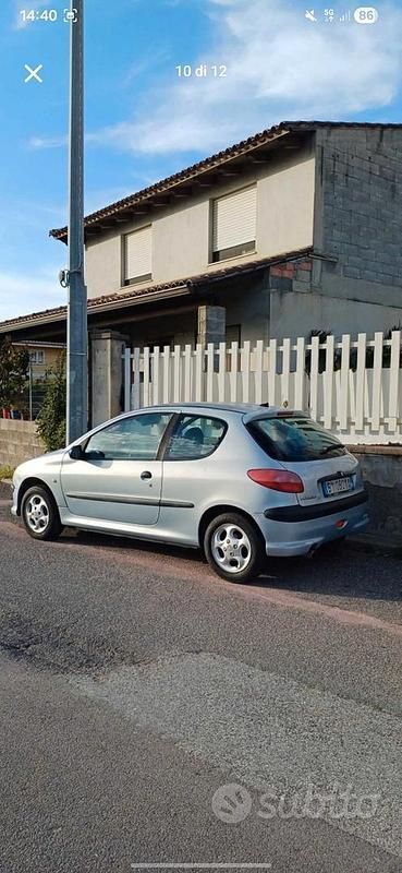 Usata Peugeot 206 2002 Blu Berlina