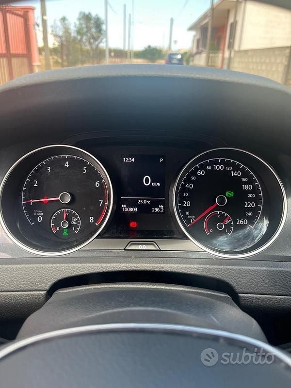 Usata VW Golf VII 130 CV (95 kW) 2020 Grigio Berlina