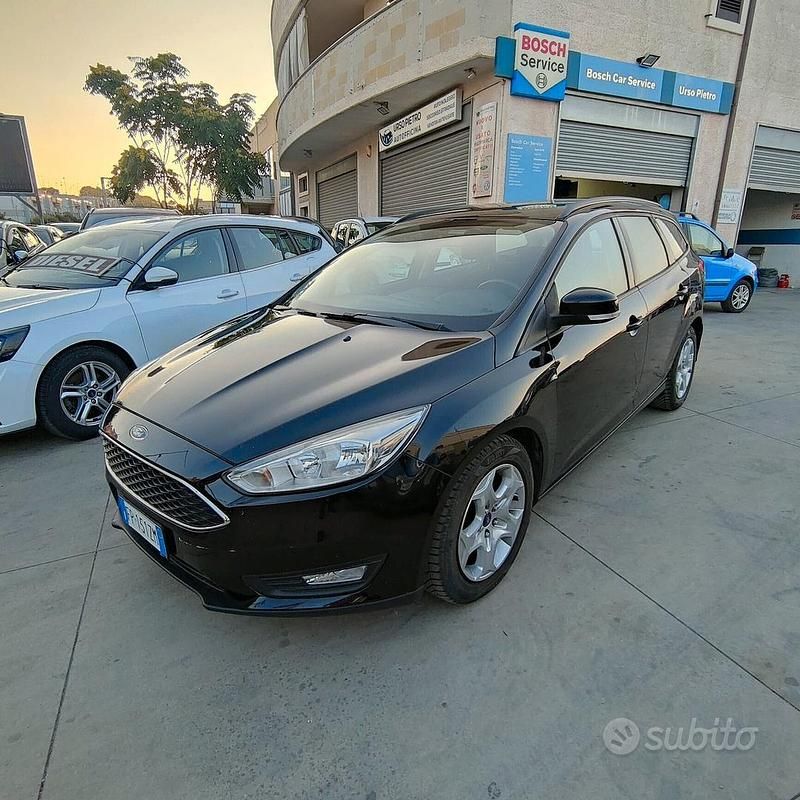 Usata Ford Focus S 95 CV (69 kW) 2018 Nero Station wagon