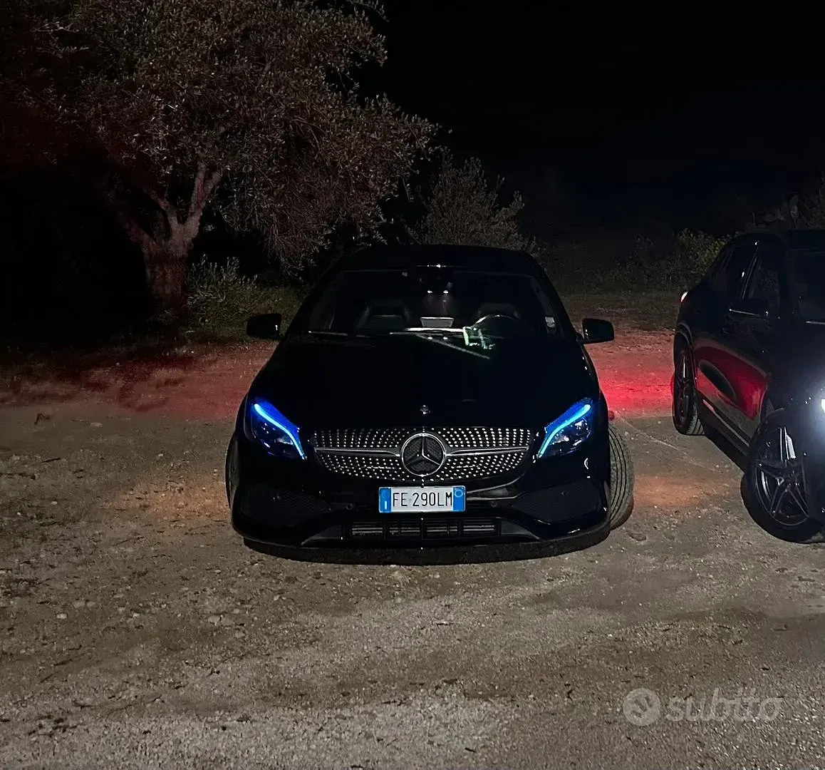 Usata Mercedes 200 Premium 136 CV (100 kW) 2016 Nero Berlina