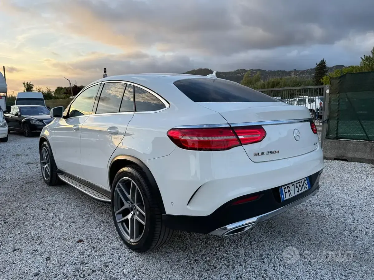 Begagnad Mercedes GLE350 Premium Plus 258 HK (189 kW) 2018 Vit Sportkupé
