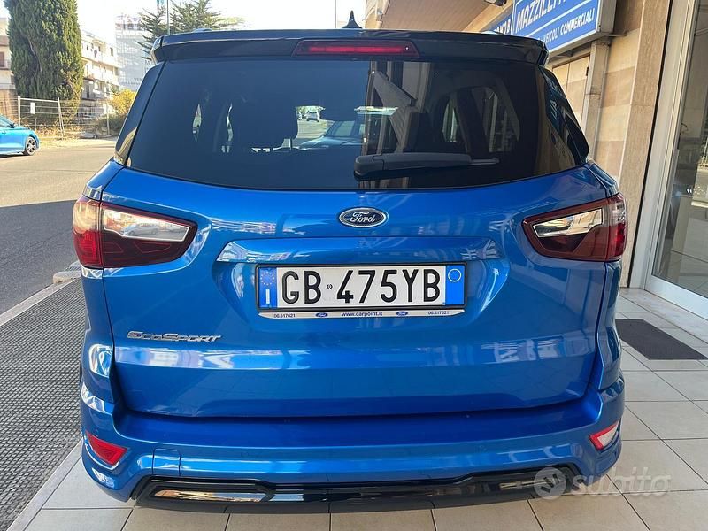 Usata Ford Ecosport ST-Line 100 CV (73 kW) 2020 Blu SUV