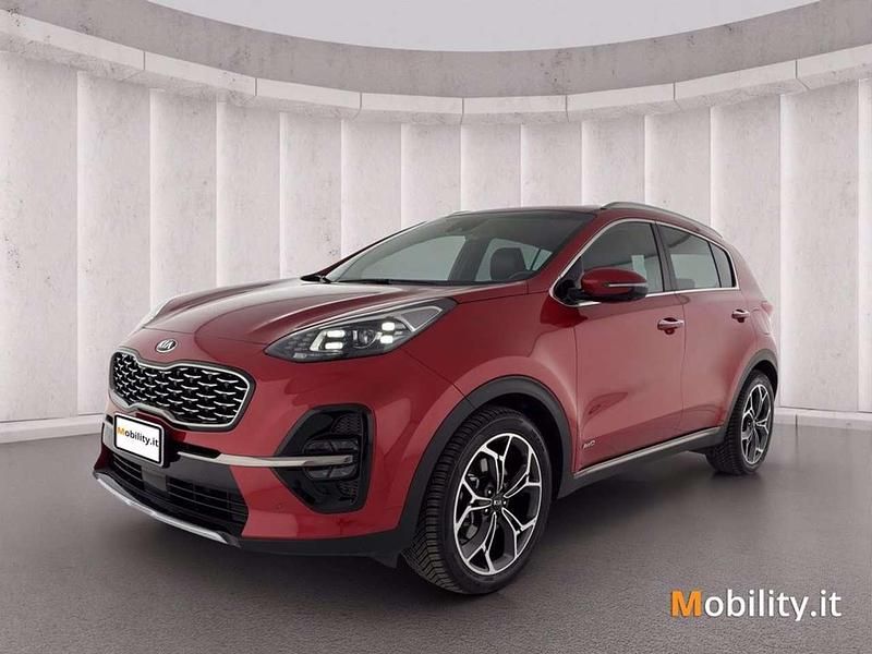 Usata Kia Sportage GT-Line 185 CV (136 kW) 2019 Rosso metallizzato SUV