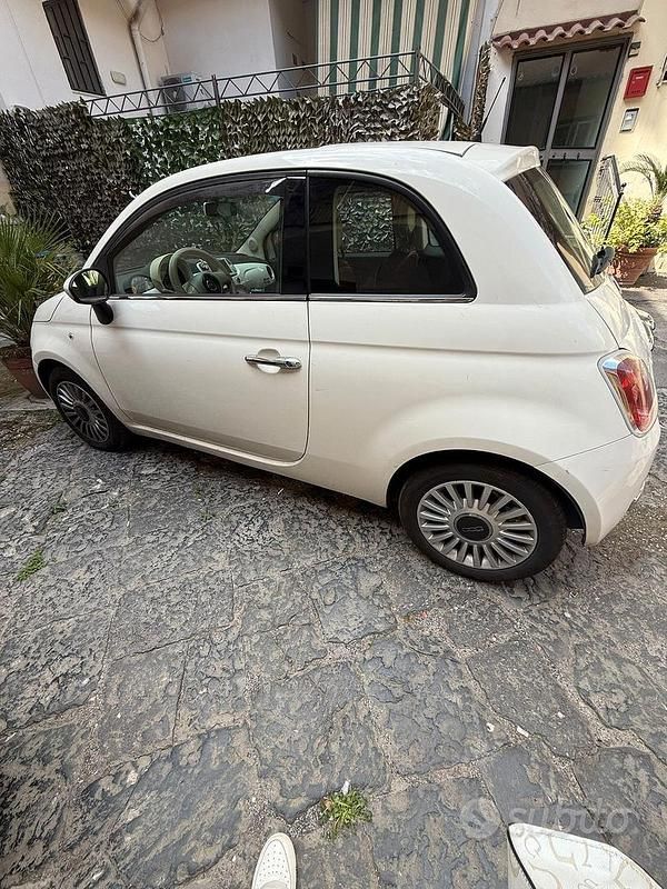 Usata Fiat 500 69 CV (50 kW) 2010 Bianco Utilitaria