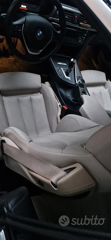 Usata BMW 420 2014 Blu Cabrio